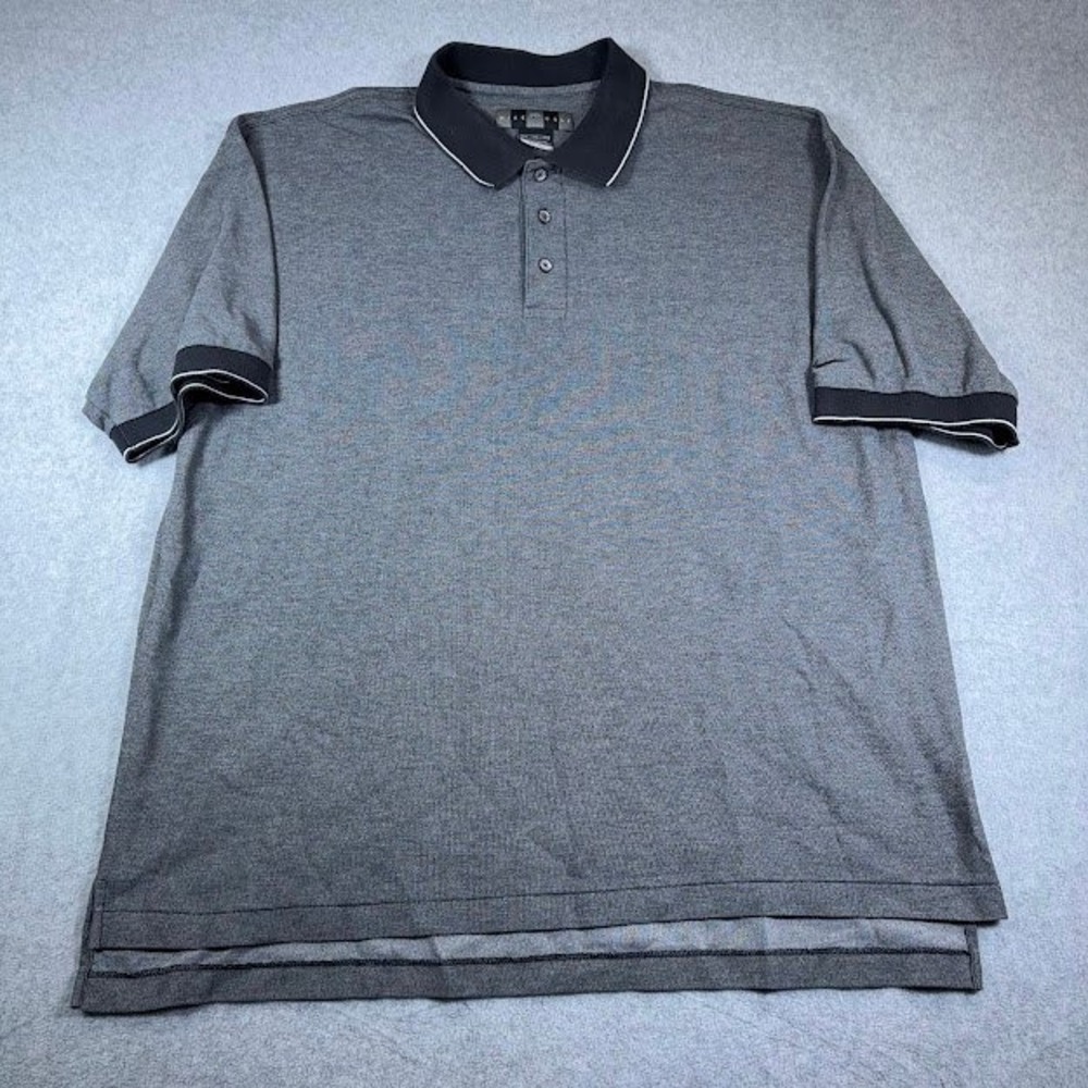 Nike Golf Polo Shirt Mens XXL Gray Dri-Fit Short Sleeve Performance Golf - Picture 3 of 7